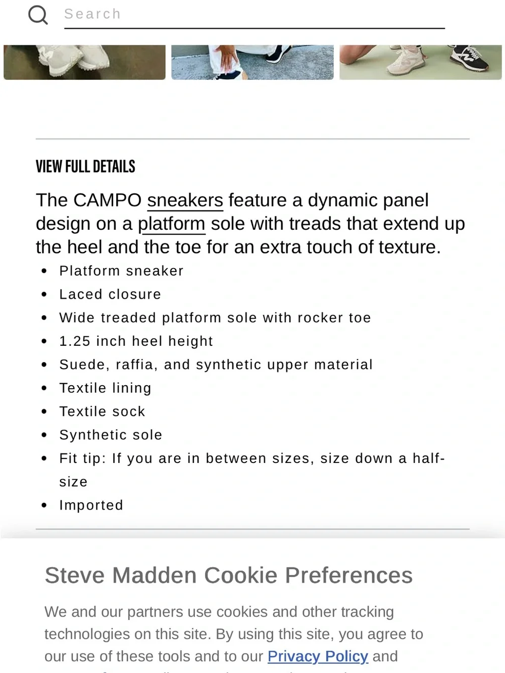 Steve Madden Campo Sneaker